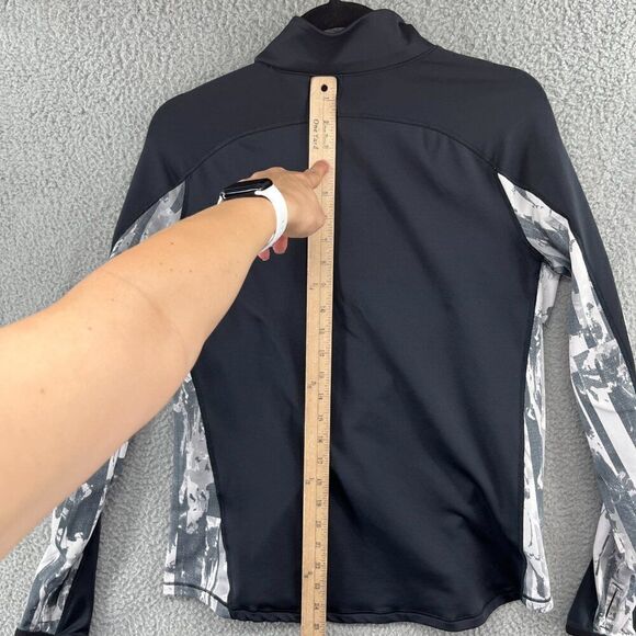 Under Armour long sleeve half zip track jacket pullover womens running training - Picture 8 of 10